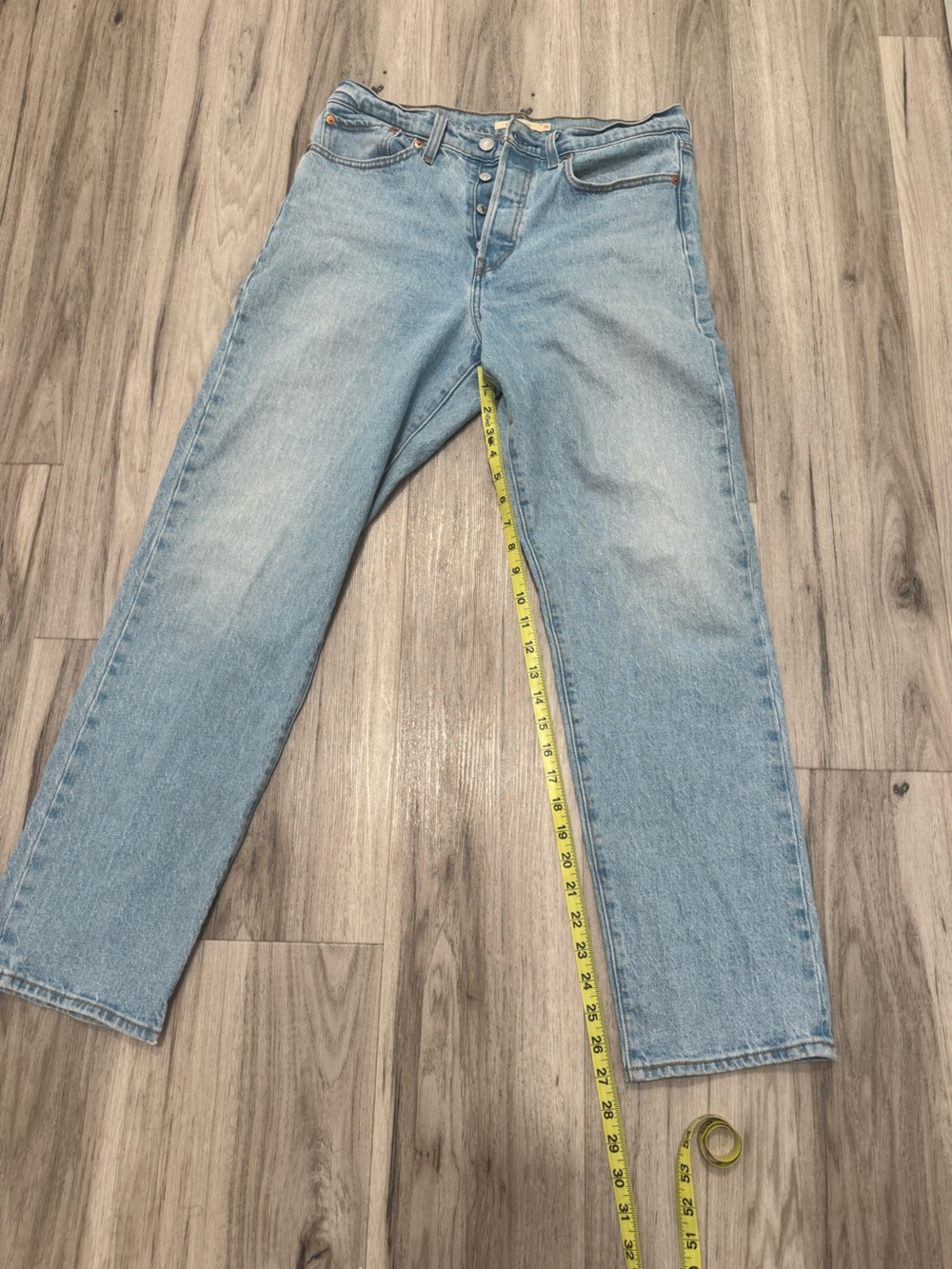 Levi's Light Blue Straight Leg Men's Jeans